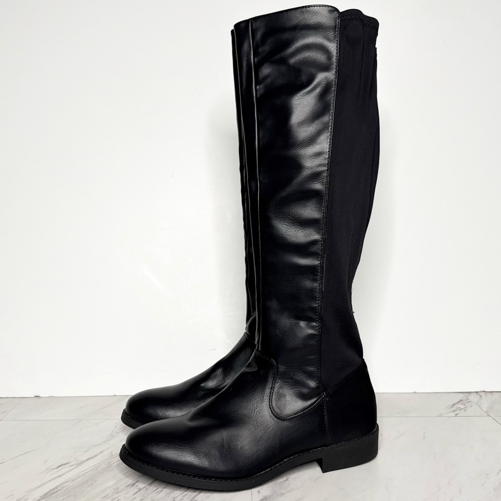 Mia Charmed Black Tall Boot 8M